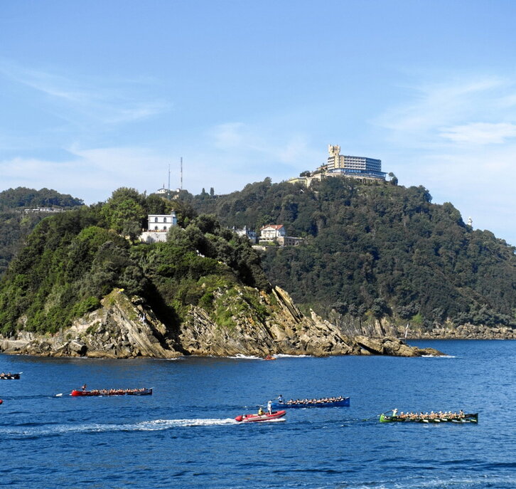 Kontxako badiak irudi ikusgarria eskainiko du gaur berriro ere.
