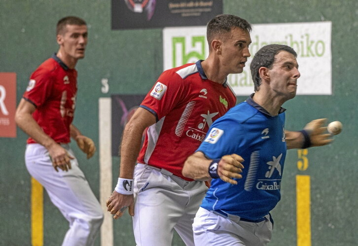 Jokin Altuna oso maila onean itzuli zen atzo Hondarribira.