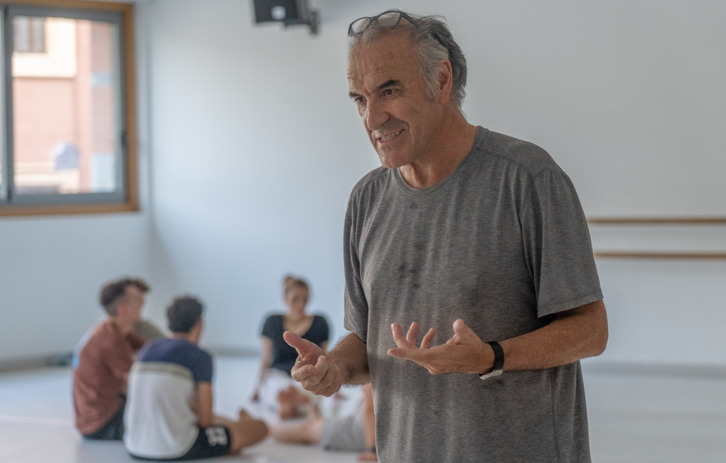 Gontzal Mendibil, musikalaren entsegu batean.