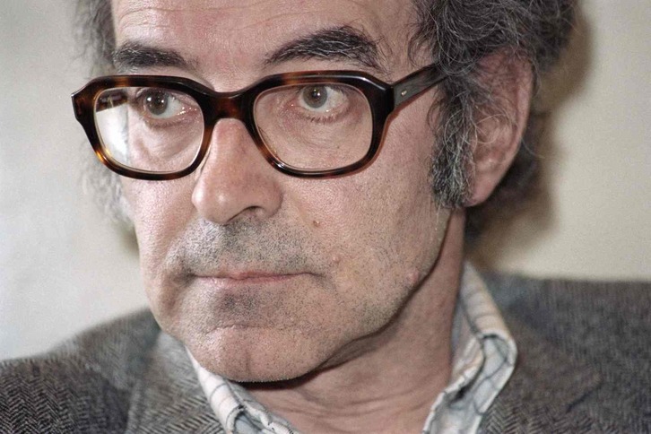 Jean-Luc Godard, en 1987. 