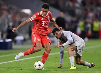 Musiala, la nueva perla del Bayern, ha sido todo un quebradero de cabeza para la defensa culé.