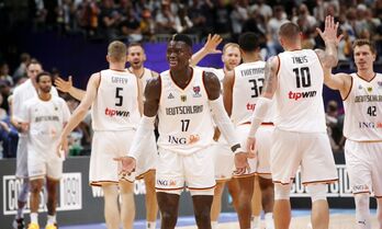 El juego colectivo alemán se ha impuesto al MVP de la NBA Giannis Antetokounmpo.