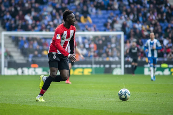 Williams, en un partido ante el Espanyol.