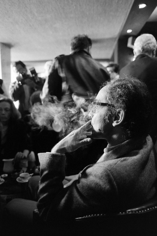 Godard en el Festival de Cannes en los años 60. 