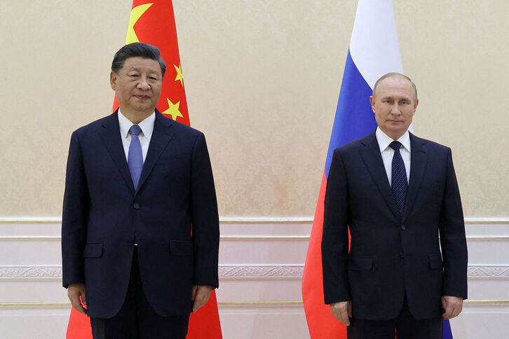 Xi y Putin, en Samarcanda.