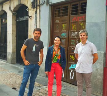 EH Bilduren prentsaurrekoa Solokoetxeko igogailuari buruz.