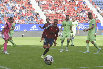 Osasuna ha sufrido la primera derrota de la temporada en casa ante el Getafe.
