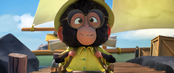 En la nueva versión animada Passepartout es un mono tití.