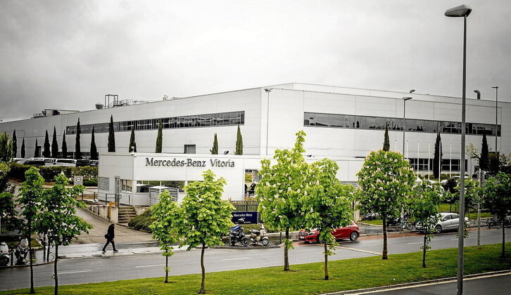Instalaciones de Mercedes Benz en Gasteiz.