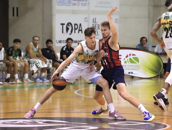 Baskonia y Bilbao Basket han mantenido una dura pugna por hacerse con la Euskal Kopa.