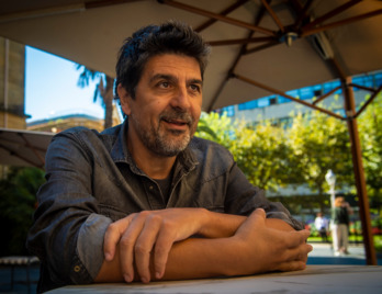 El director catalán Cesc Gay en Donostia. 