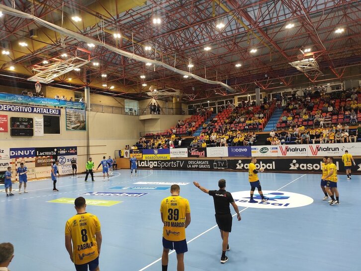 Bidasoa-Irun ha trabajado más de lo deseado en Artaleku.