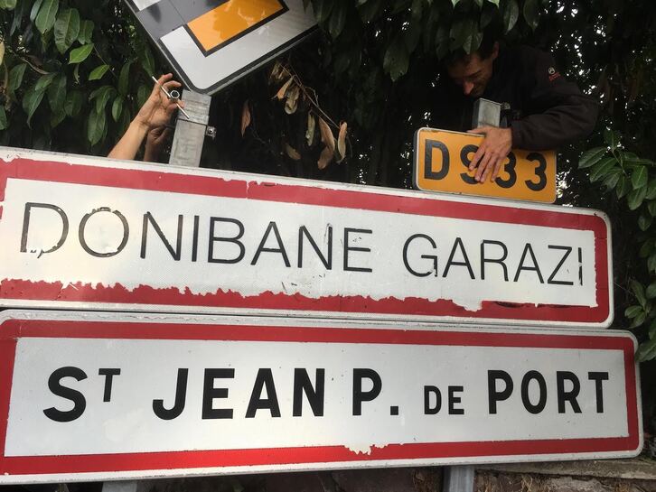 Larunbatean egindako ekimenaren argazkia.