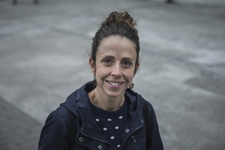 Amaia Bacigalupe de la Hera ikerlaria da solasaldien protagonistetako bat, Itziar Laka eta Lourdes Herrastirekin batera.