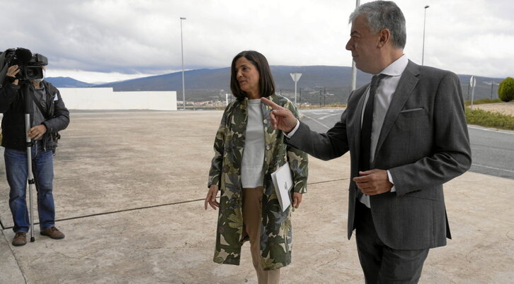 Beatriz Artolazabalek espetxe kudeaketaren lehen urtearen gaineko balorazioa egin zuen, atzo, Zaballako espetxeko ekitaldian.