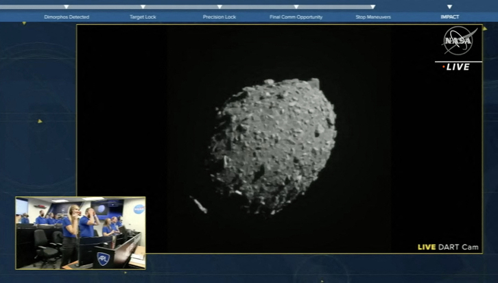 Imagen del vídeo distribuido por la NASA.