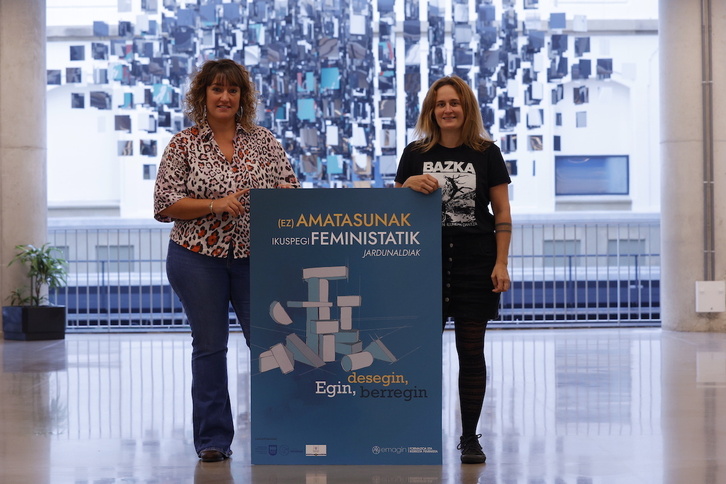 Presentación hoy en Donostia de las jornadas «(No) maternidades desde una perspectiva feminista».