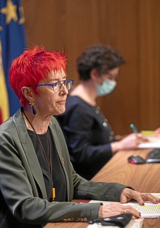 Imagen de archivo de la consjera Induráin.