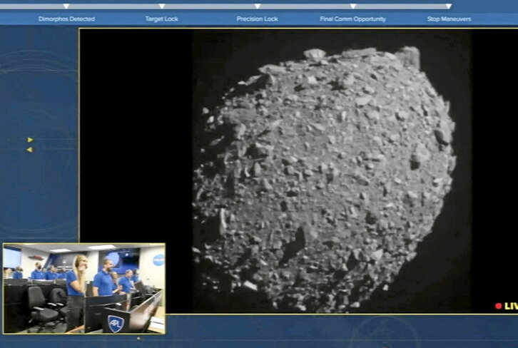 Secuencia del vídeo distribuido por la NASA.