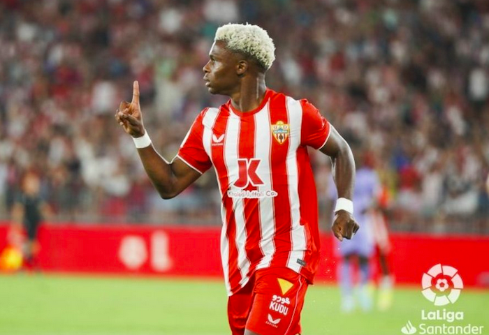 El delantero belga Ramazani. (@LaLiga)