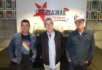 Txanpi, Josu eta Gari. Bueltan datoz, Euskaldunan sortu zen«emozio kolektiboa» errepikatzeko asmoarekin.