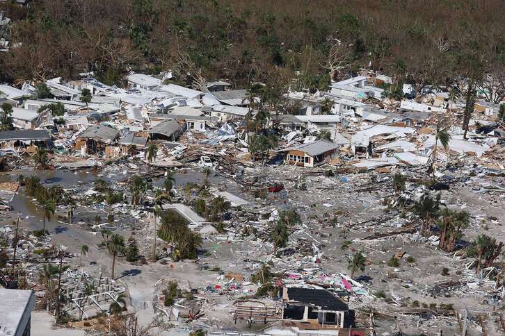 Al menos 17 personas fallecidas a consecuencia del huracán Ian en Florida |  Mundua | Naiz