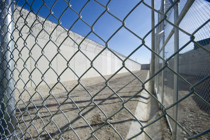 Patio de la cárcel de Iruñea.
