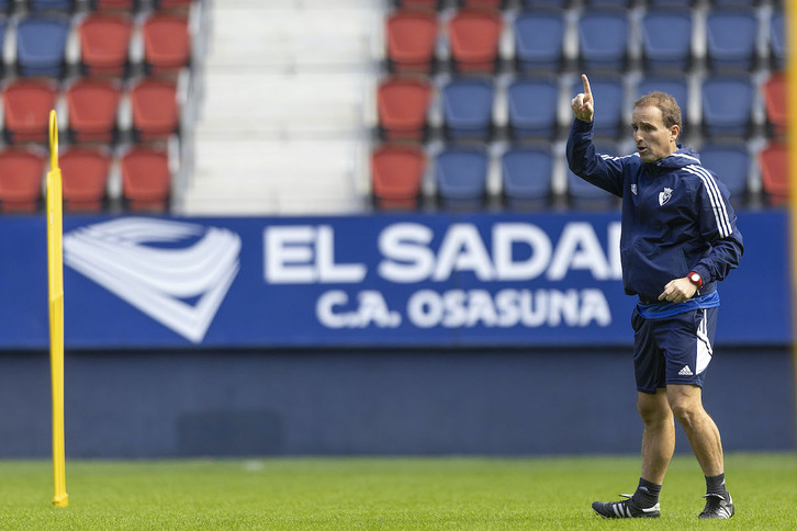 Jagoba Arrasate, entrenador de Osasuna.