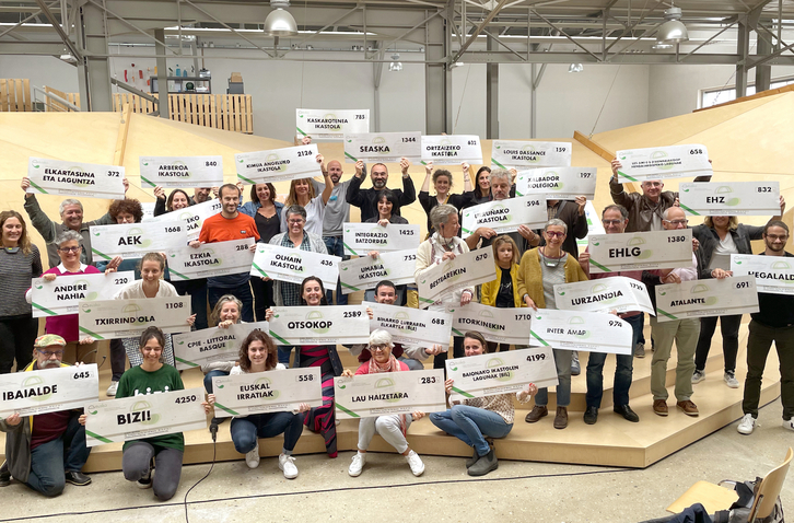 Larunbat honetan Biarritzen egindako ekitaldia.