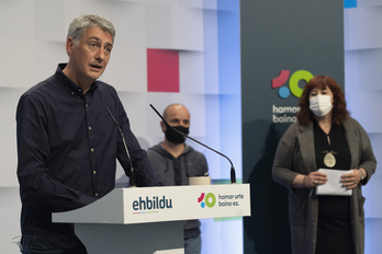 El diputado de EH Bildu Oskar Matute, en una imagen de archivo.