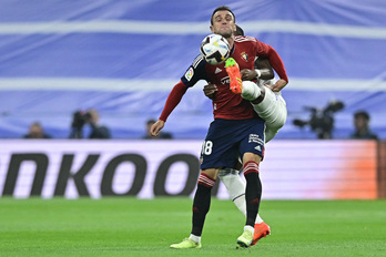 Vinicius ha anotado el gol del Real Madrid en la primera mitad.