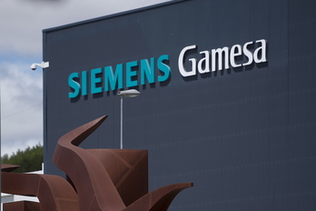 Siemens Gamesa multinazionalaren Agoizko lantegia.