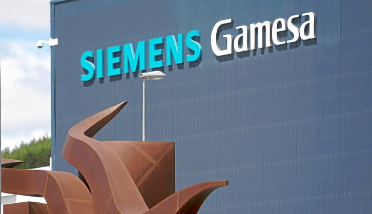 Siemens Gamesaren Agoizko lantegia.