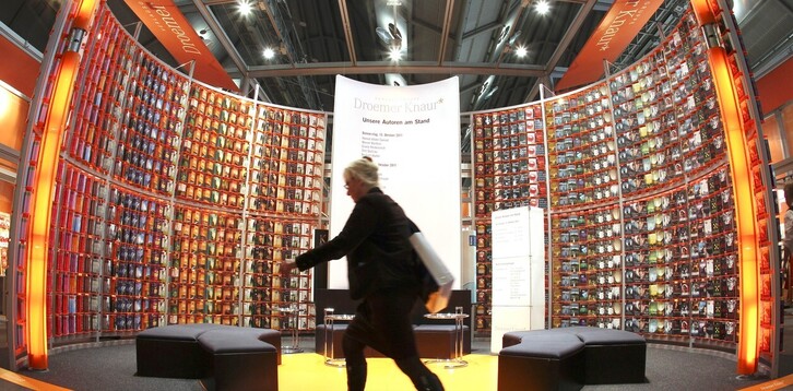 Imagen de una edición anterior de la Feria de Frankfurt. 