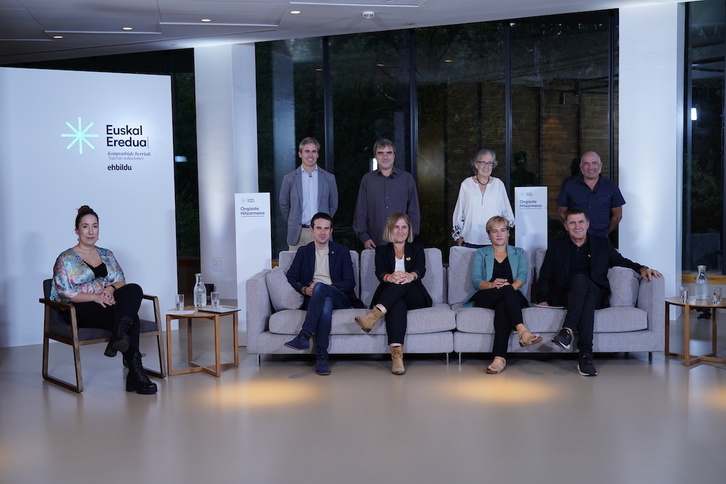 EH Bildu ha presentado este miércoles su ‘Pacto de Bienestar’.