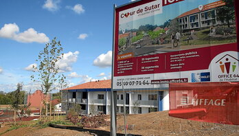 Des centaines de logements sont récemment sortis de terre dans le quartier Sutar à Anglet.