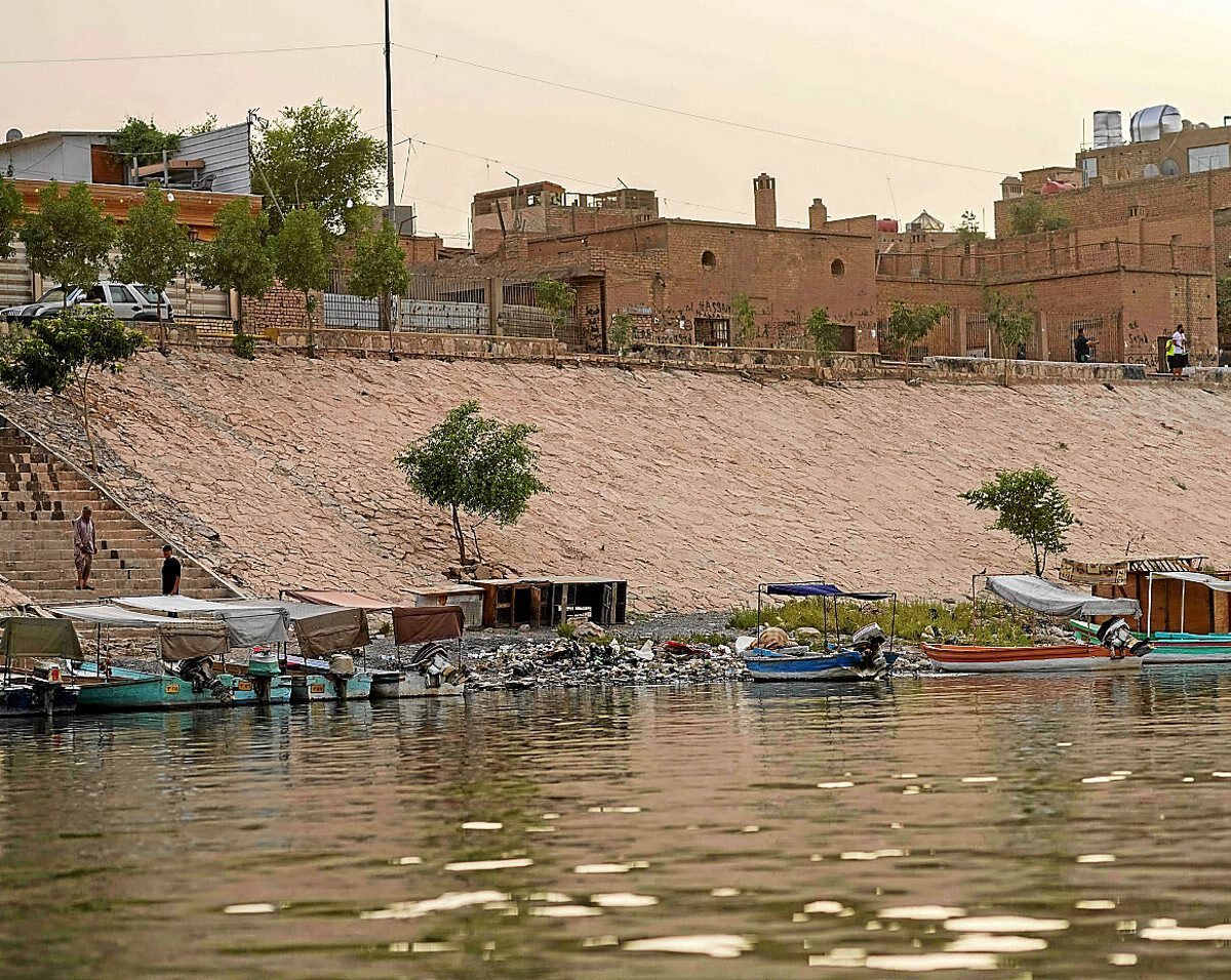 Tigris ibaia Bagdaden (Delil SOULEIMAN / AFP)