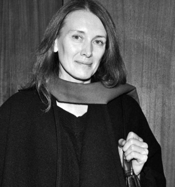 Annie Ernau en una imagen de 1984. 