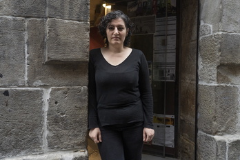 Maryam Fathi ekintzaile kurdua, Bilbon.