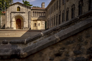 Imagen del Santuario de Estibaliz, donde residían los monjes benedictinos.