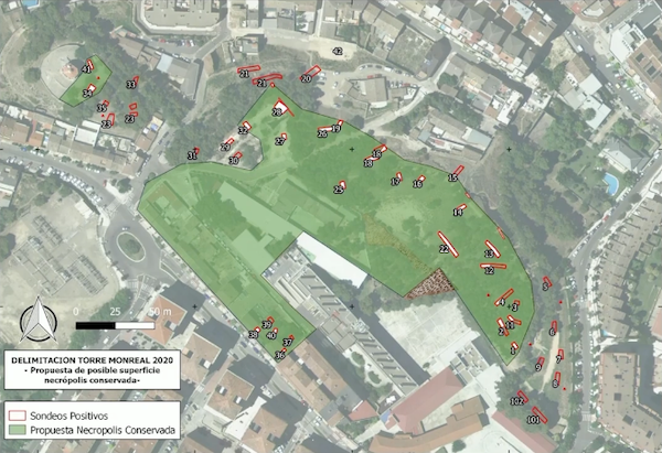 Área de 21.000 metros cuadrados de la maqbara de Tutera. (LA MUERTE EN LA TUDELA ISLÁMICA)
