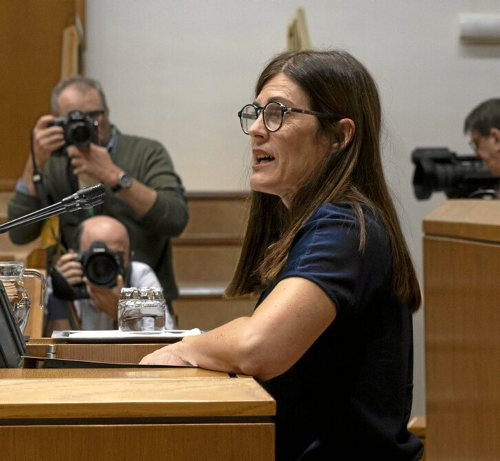 Miren Gorrotxategi, parlamentaria de EP-IU.