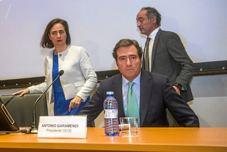 Antonio Garamendi, artxiboko argazkian.