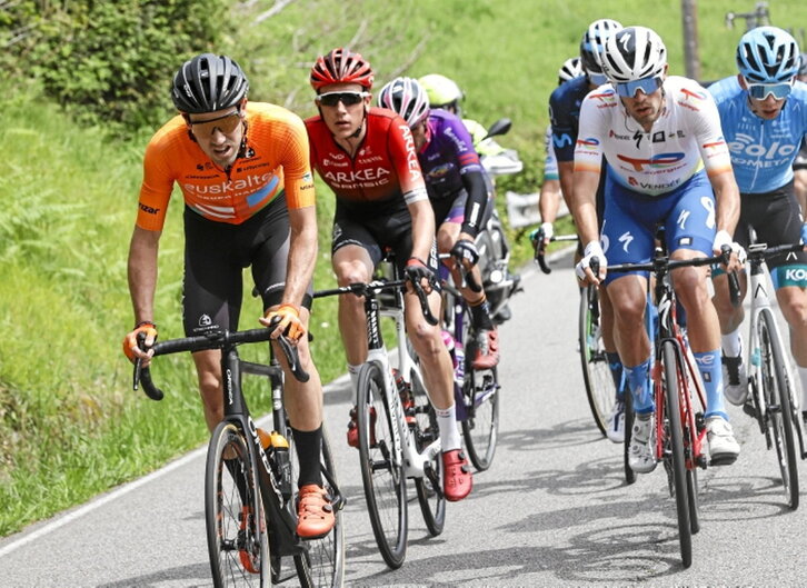 Juaristi, en la Vuelta a Asturias.