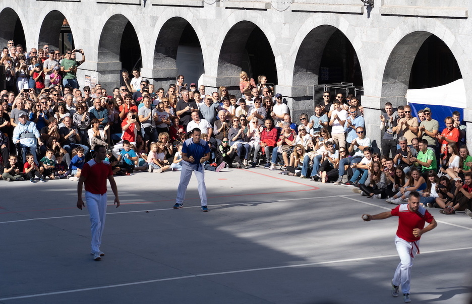 Oinatz Bengoetxearen azken sakeetako bat.