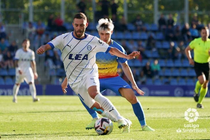 Rioja ha sido el verdadero protagonista del partido. 