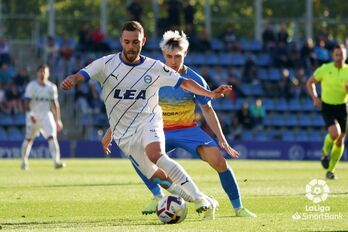 Rioja ha sido el verdadero protagonista del partido. 