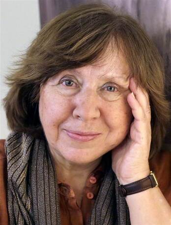La periodista y escritora bielorrusa Svetlana Aleksiévich. 