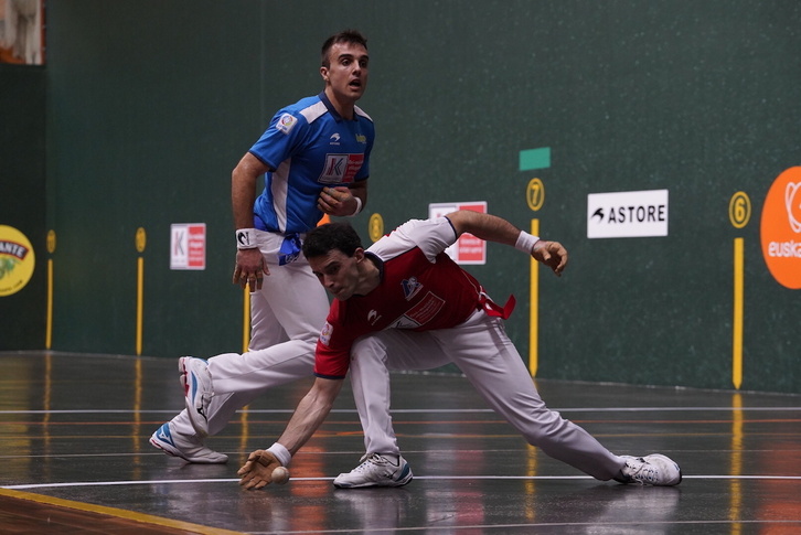 Altuna III.ak ezin izan du partida apurtu Peñak mina sentitu duen arte. 