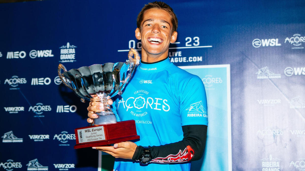 Bitor Garitaonandiak irabazi zuen gizonezkoen Europako Junior txapelketa. (WORLDSURFLEAGUE.COM)
